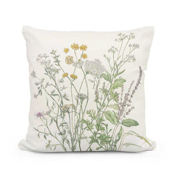 Breeze Bloom Cotton Cushion - Main Image