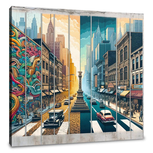 City Evolution Canvas - Main Image