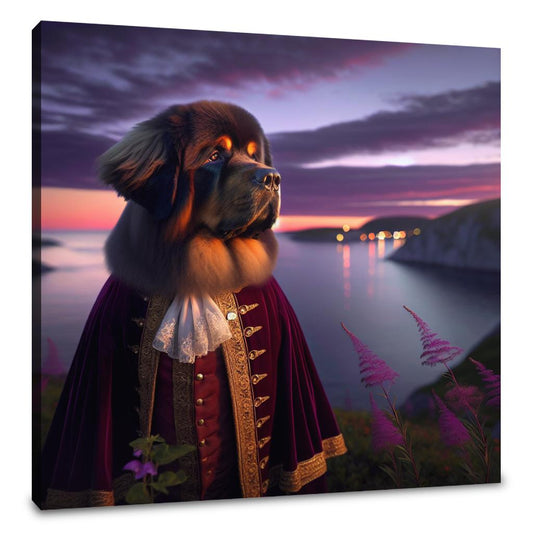 Twilight Majesty Newfoundland Canvas - Main Image