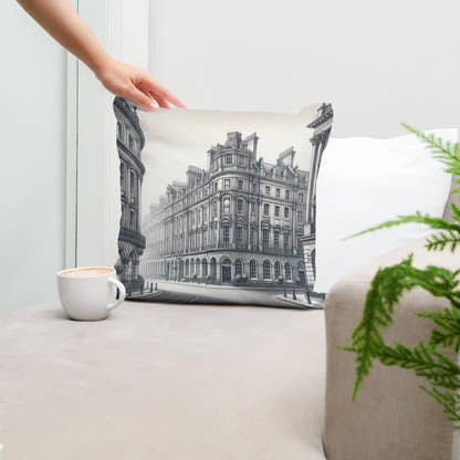 Newcastle Grey Street Classic Elegance Cotton Cushion - Secondary Image 5