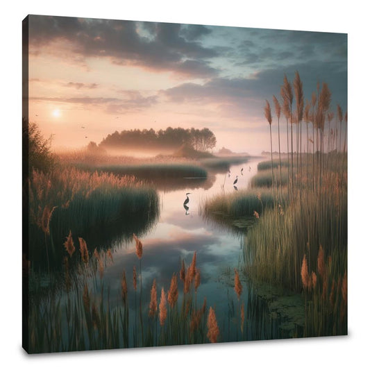 Sunrise Marsh Serenity Canvas - Main Image