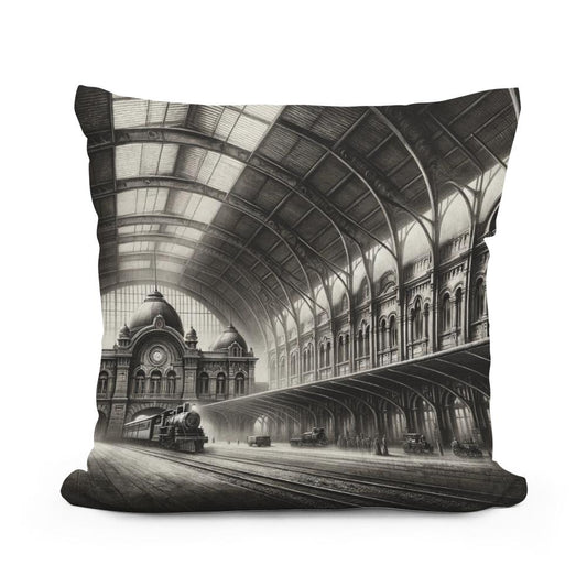 Timeless Departures Cotton Cushion - Main Image