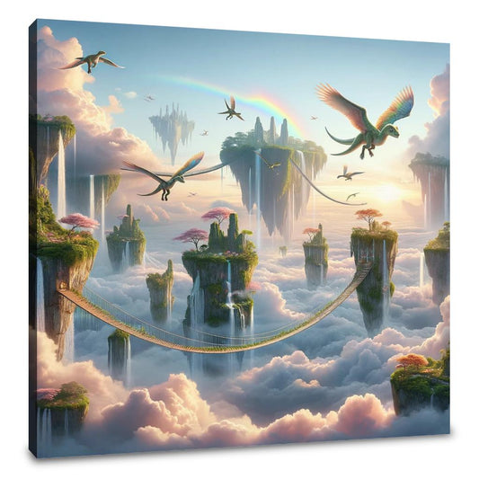Dinosaur Sky Kingdom Canvas - Main Image