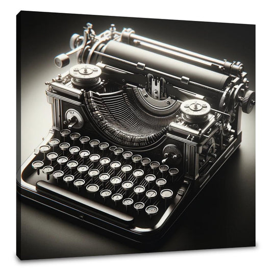 Classic Typewriter Canvas - Main Image