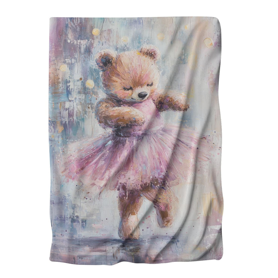 Joyful Ballerina Bear Blanket - Main Image