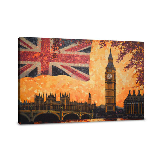 Big Ben Sunset Canvas - Main Image