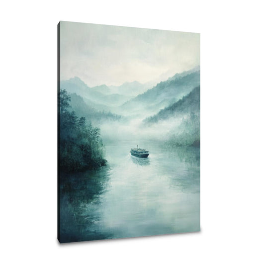 Misty Ferry Canvas - Main Image