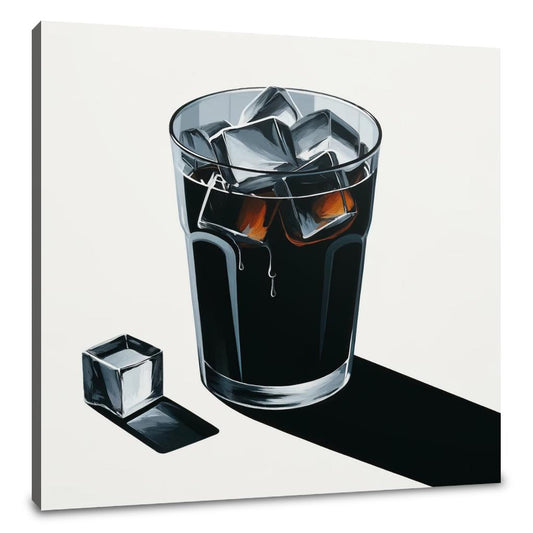 Abstract Clarity Cold Brew Canvas - Main Image