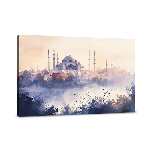 Hagia Sophia Sunrise Canvas - Main Image