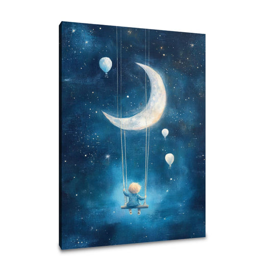 Moonlit Swing Canvas - Main Image