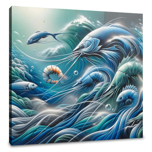 Whispering Waves Canvas - Main Image