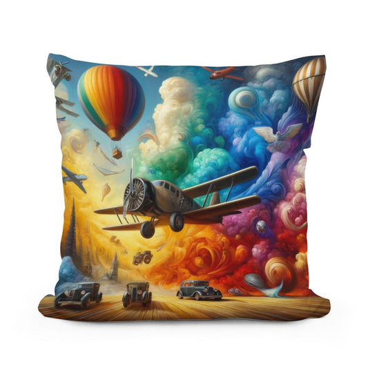 Dreams of Flight Cotton Cushion - Main Image