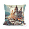 Liverpool Lime Street Nexus Cotton Cushion - Main Image