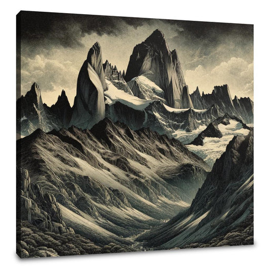 Fitz Roy Victorian Elegance Canvas - Main Image