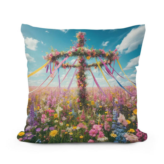 Midsummer Meadow Cotton Pillow - Main Image