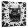 Timeless Echo: Vintage Typewriter Canvas - Main Image