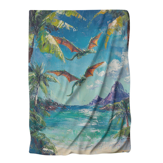 Dragon Island Flight Blanket - Main Image