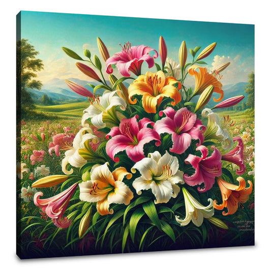 Eternal Lilies Canvas - Main Image