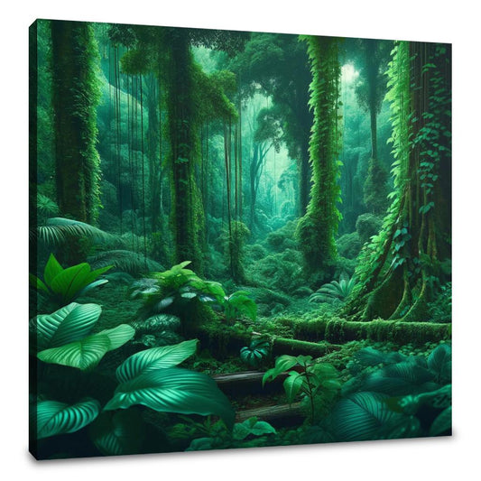 Jade Jungle Canvas - Main Image
