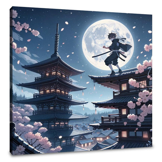 Moonlit Ninja Canvas - Main Image
