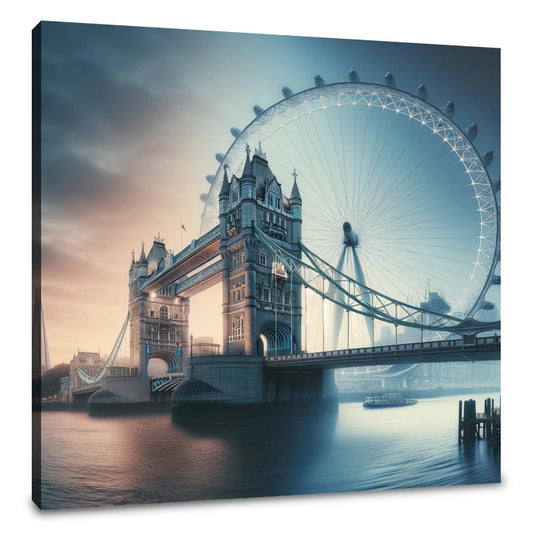 London Architectural Harmony Canvas - Main Image
