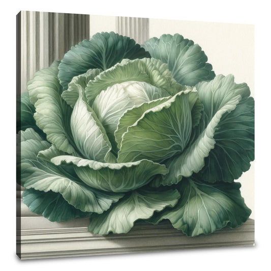 Classic Cabbage Cluster Canvas - Main Image