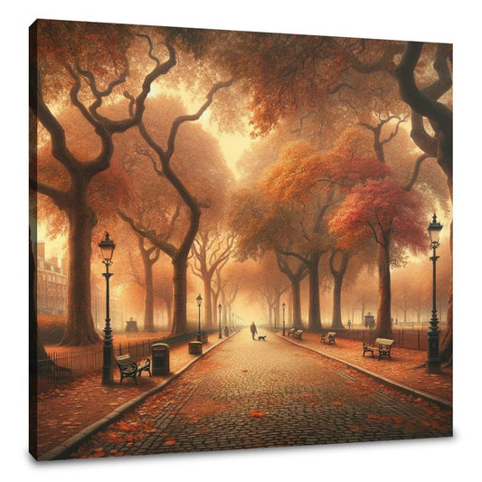 Autumn Park Elegance Canvas - Main Image
