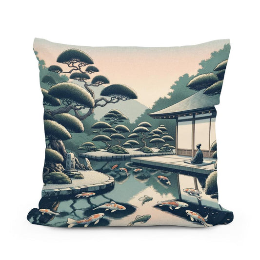 Zen Reflections Cotton Cushion - Main Image