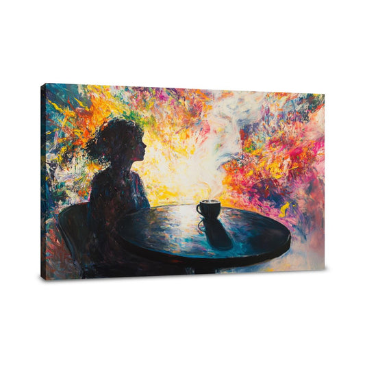 Contemplative Morning Canvas - Main Image