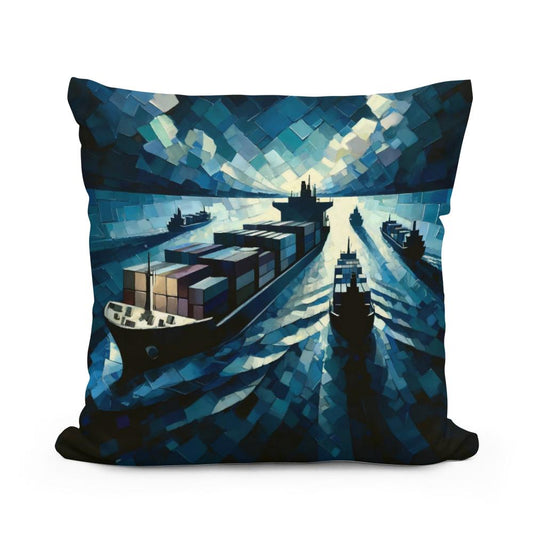 Nocturnal Voyages Cotton Cushion - Main Image