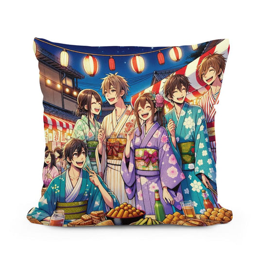 Summer Festival Magic Cotton Cushion - Main Image