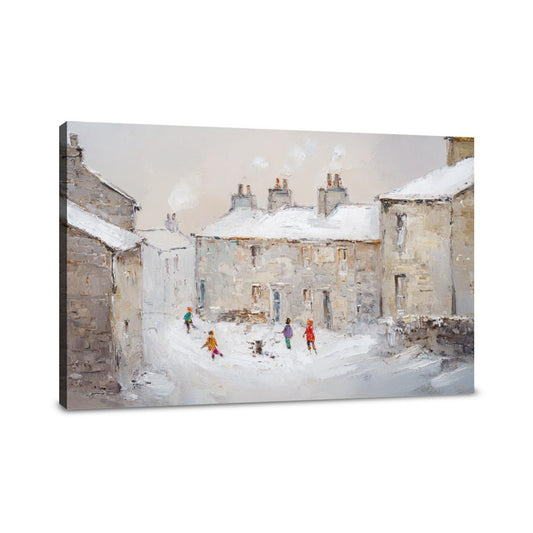 Grassington Winter Morning Canvas - Main Image