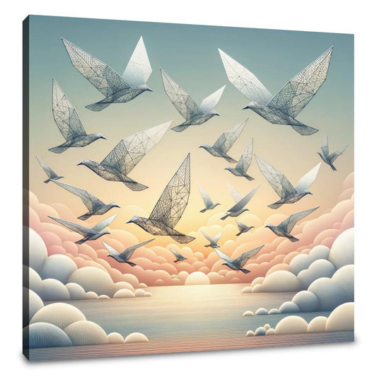 Avian Geometry Canvas - Main Image