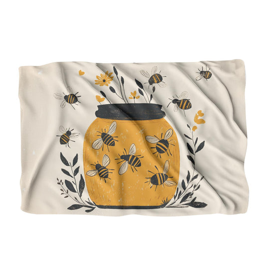 Bestickte Honigglasdecke