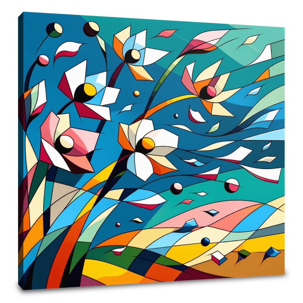 Breezy Petals Canvas - Main Image