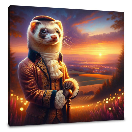 Regal Ferret Dusk Reverie Canvas - Main Image