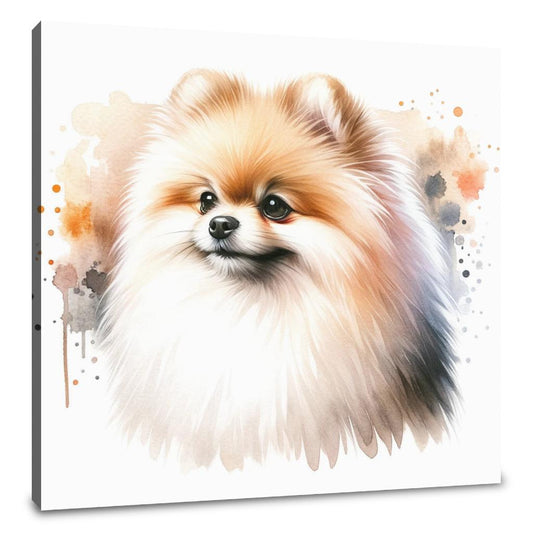 Pomeranian Elegance Canvas - Main Image