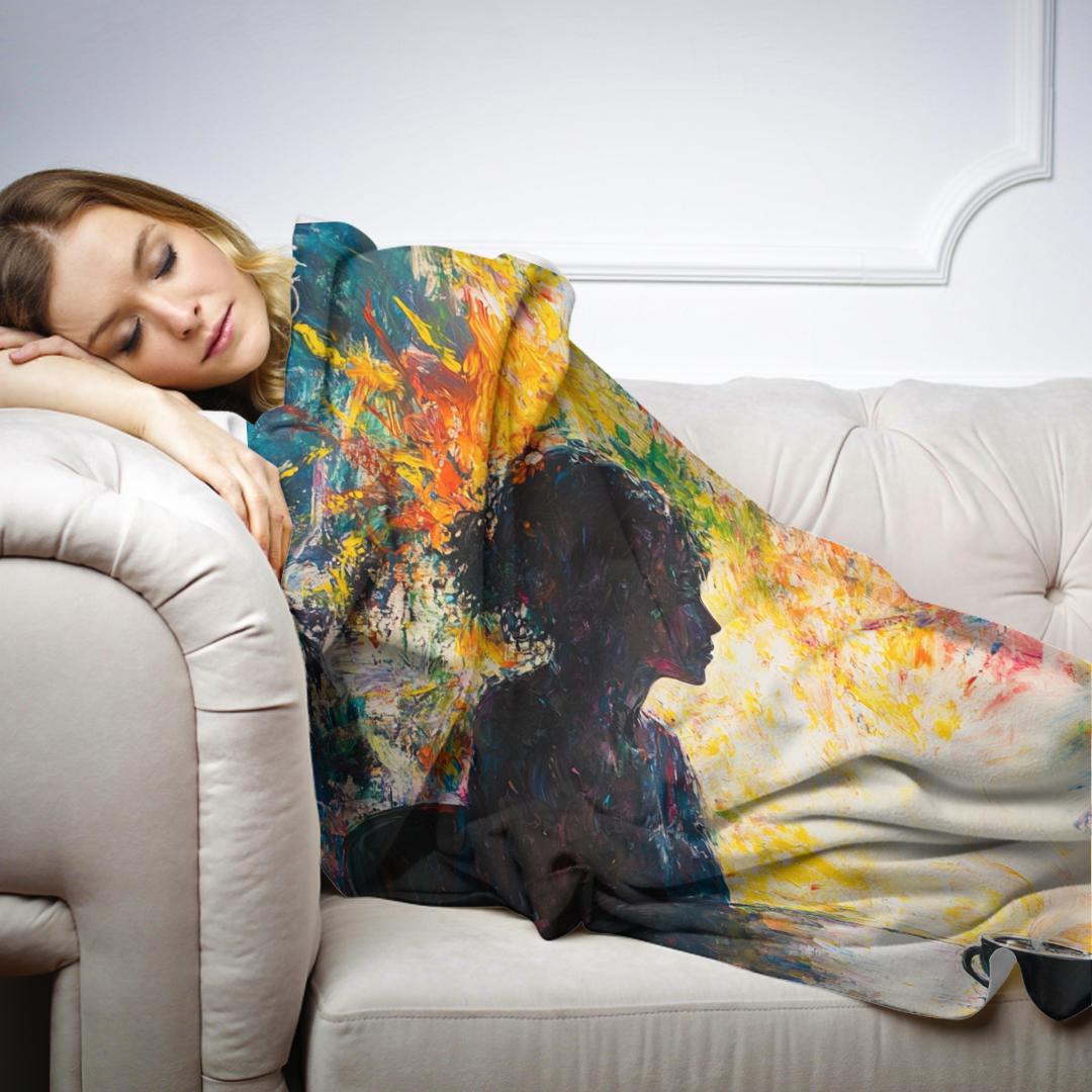 Contemplative Morning Blanket - Secondary Image