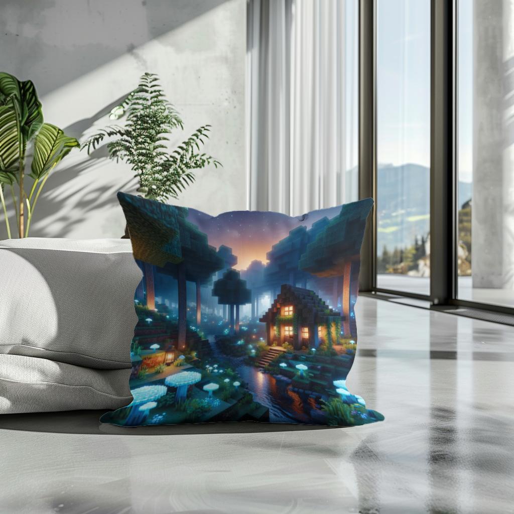 Whisperwood Grove Cotton Cushion - Secondary Image 3