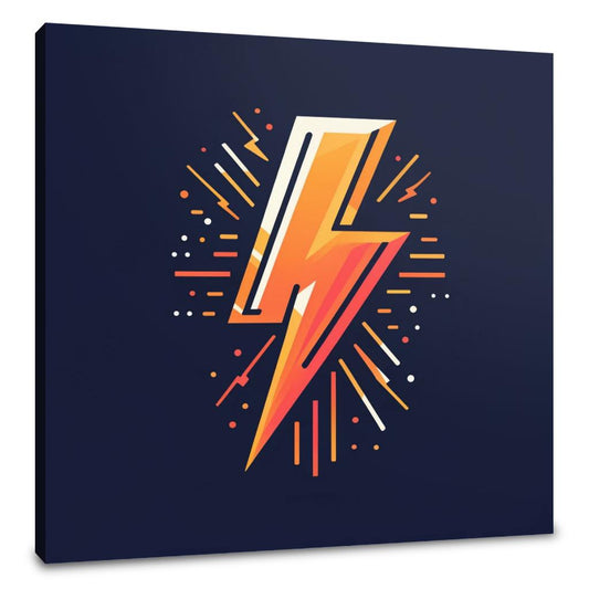 Electrifying Bolt Canvas - Main Image