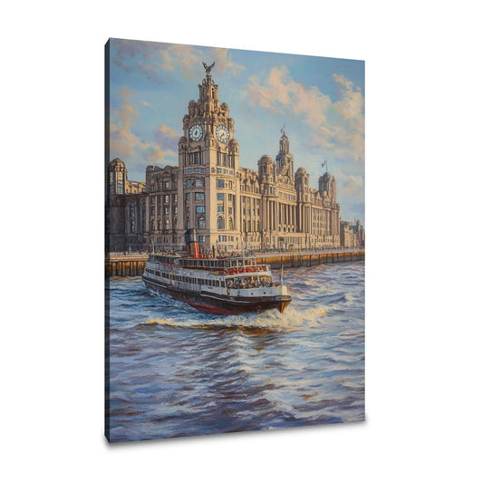 Liver Building Serenity Canvas - Main Image