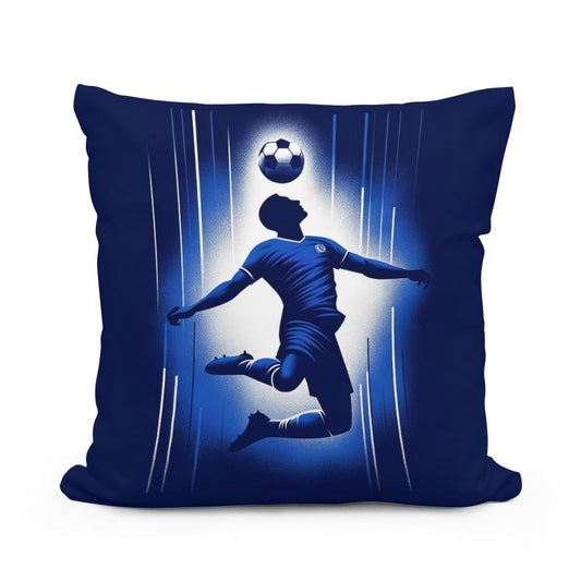 London Blue Header Cotton Pillow - Main Image