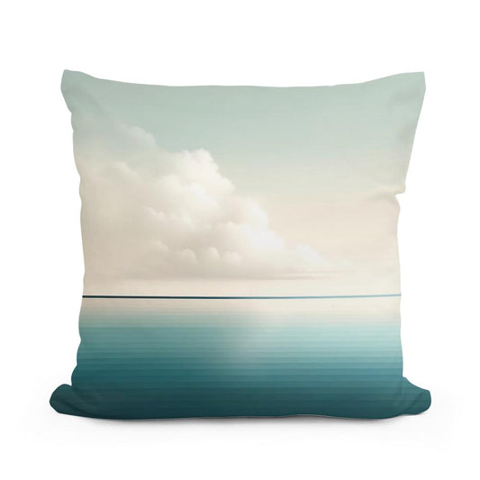 Calm Horizon Cotton Cushion - Main Image