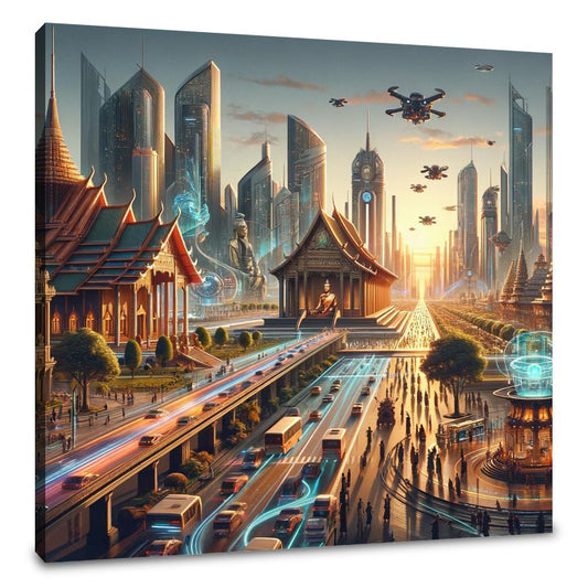 Cityscapes Modern Wall Art - Main Image