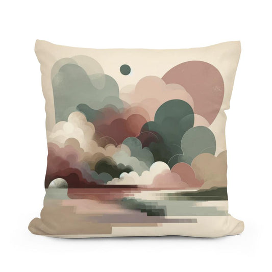 Serene Echoes Cotton Cushion - Main Image