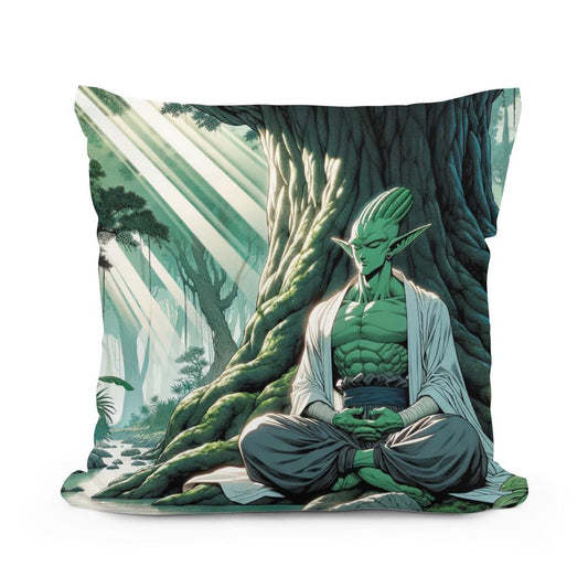 Verdant Wisdom Cotton Cushion - Main Image
