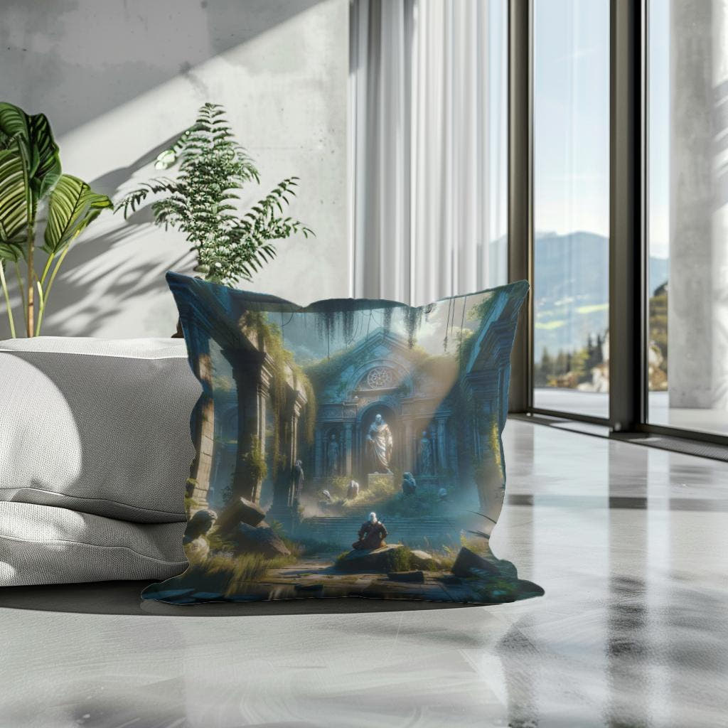 Mystic Realms Echo Cotton Cushion - Secondary Image 3
