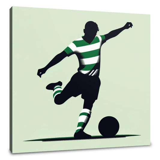 Celtic Free Kick Canvas - Main Image