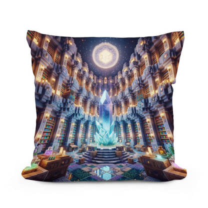 Enchanted Shelves Cotton Cushion - Main Image