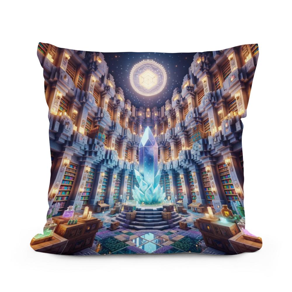 Enchanted Shelves Cotton Cushion - Main Image